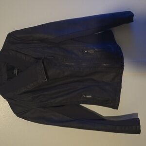Mossimo Supply Co. Charcoal Leather Jacket